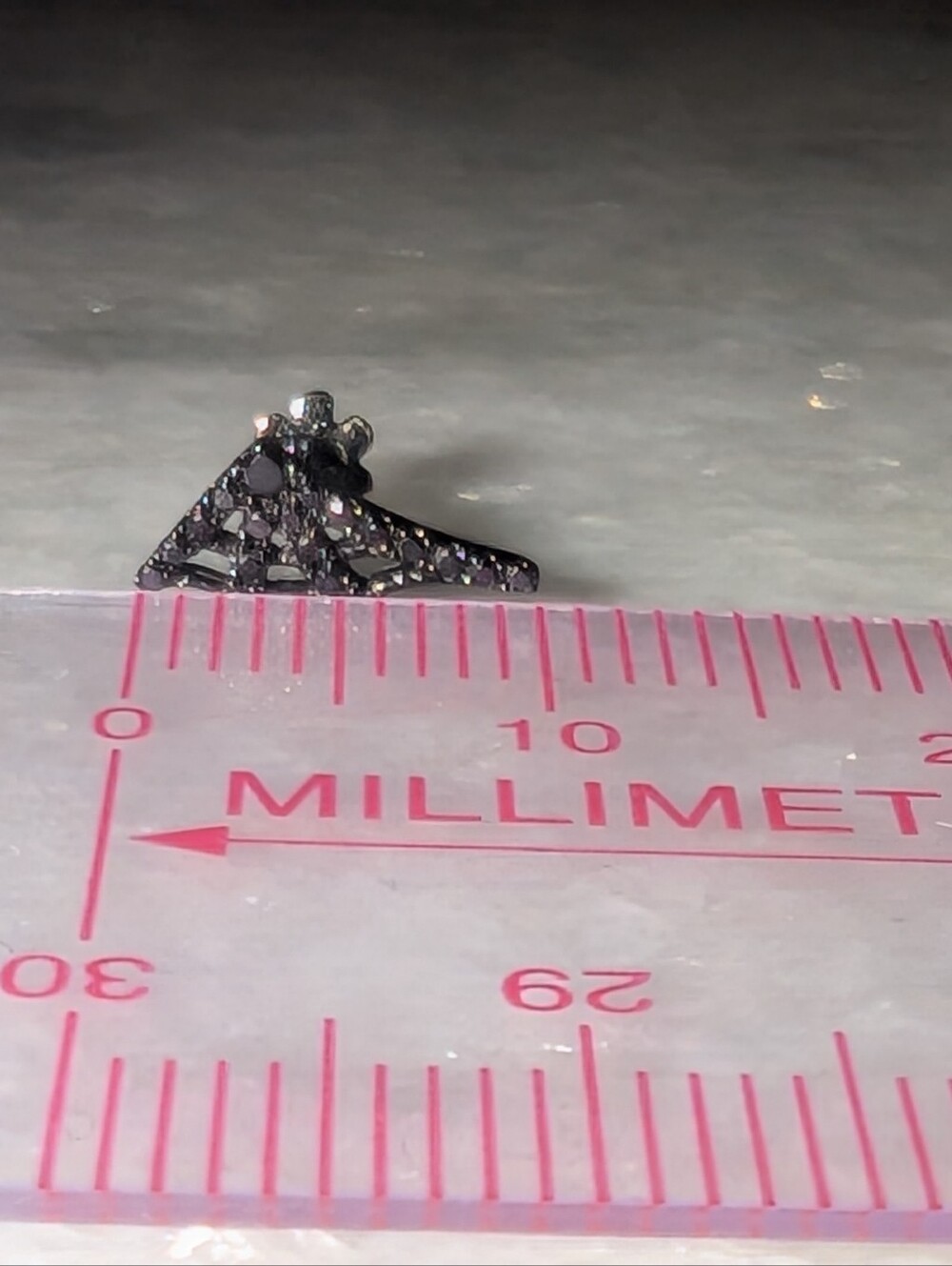 Maria Tash Black Diamond Threaded Web - Picture 3 of 4